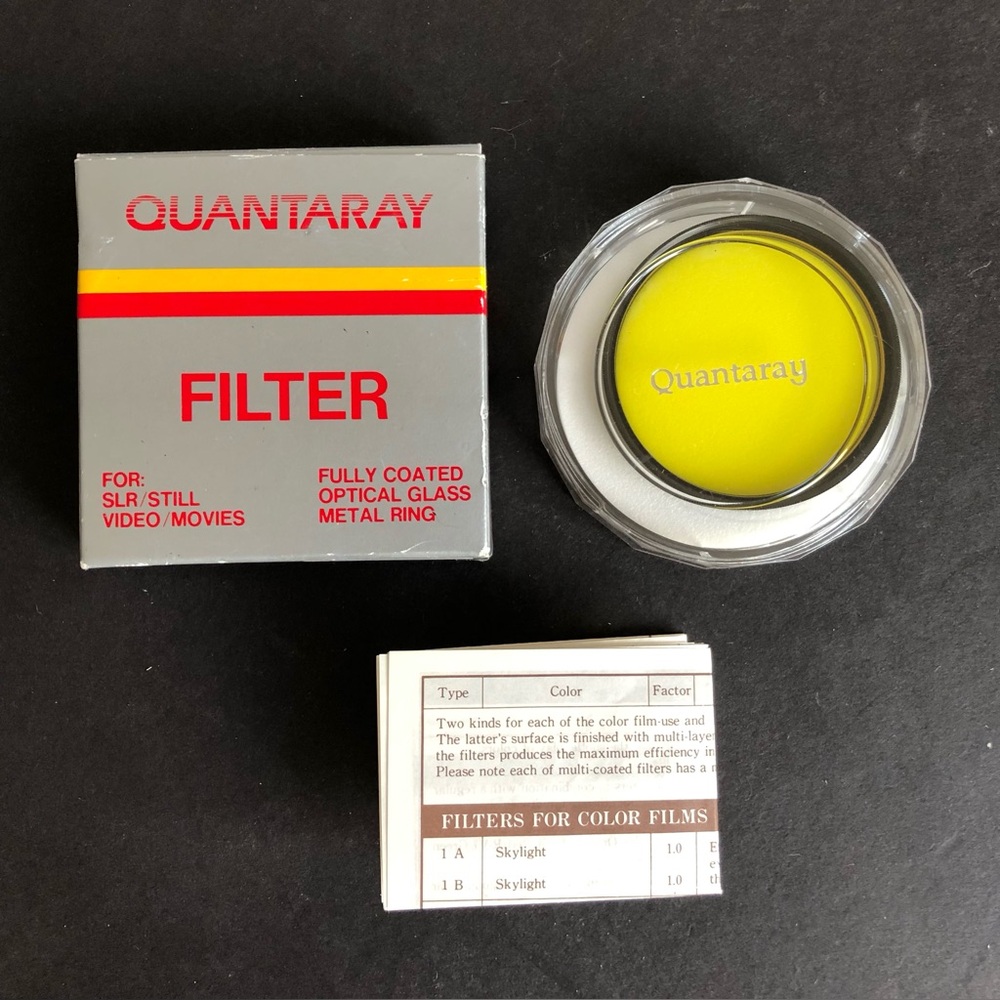 58mm Y2 Yellow Lens Filter QUANTARAY Special Effect JAPAN New